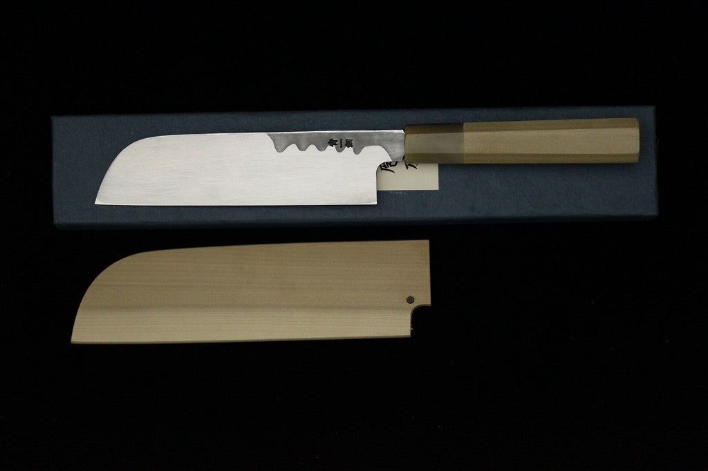 Gesshin Hide 180mm Blue #1 Hon-Kasumi Kamagata Usuba