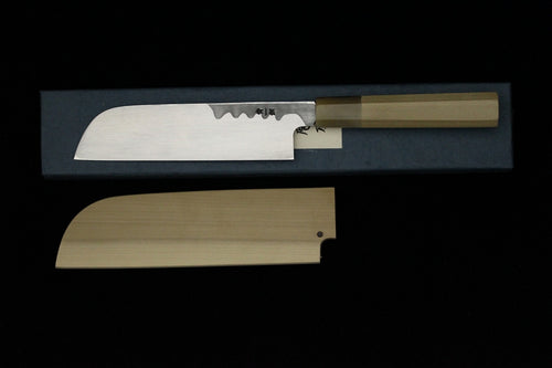 Gesshin Hide 180mm Blue #1 Hon-Kasumi Kamagata Usuba