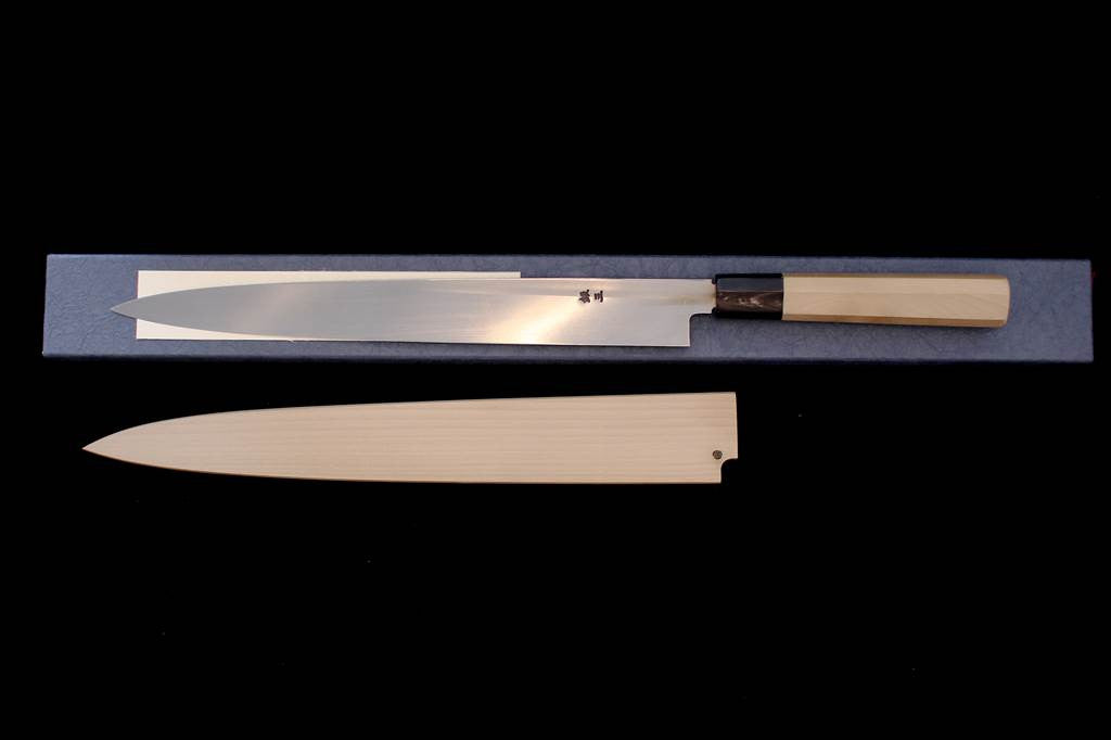 Gesshin Hide 300mm Ginsanko Hon-Kasumi Yanagiba