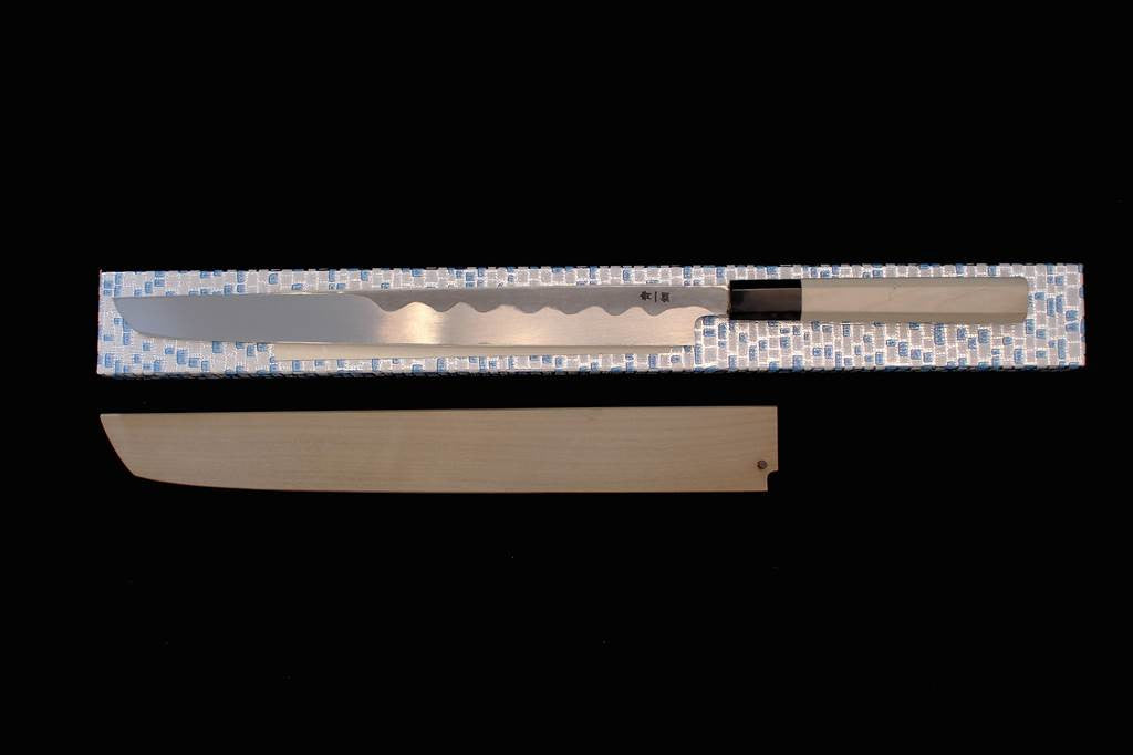 Gesshin Hide 300mm Blue #1 Hon-Kasumi Sakimaru Takobiki