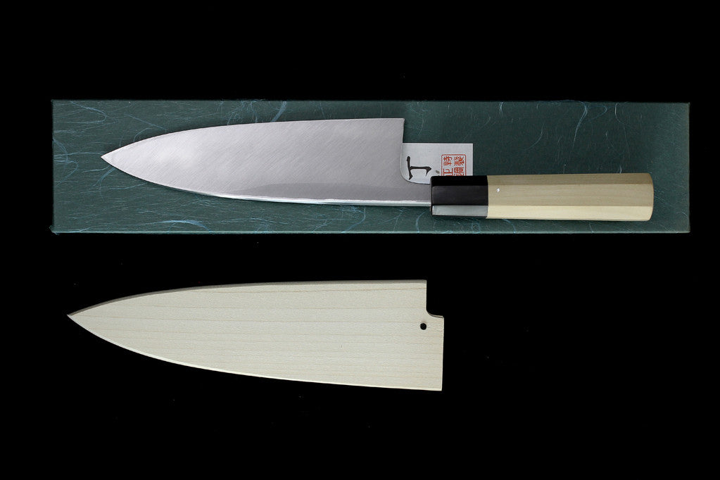 Gesshin Uraku 180mm White #2 Left-Handed Deba