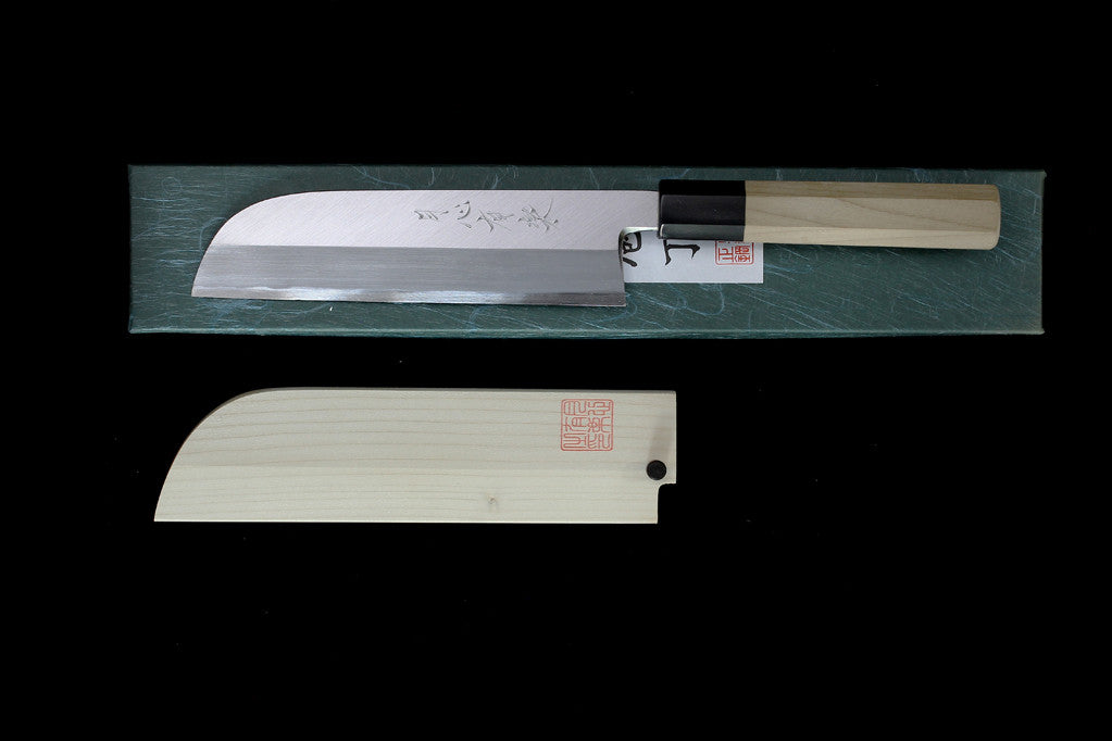 Gesshin Uraku 180mm White #2 Left-Handed Kamagata Usuba