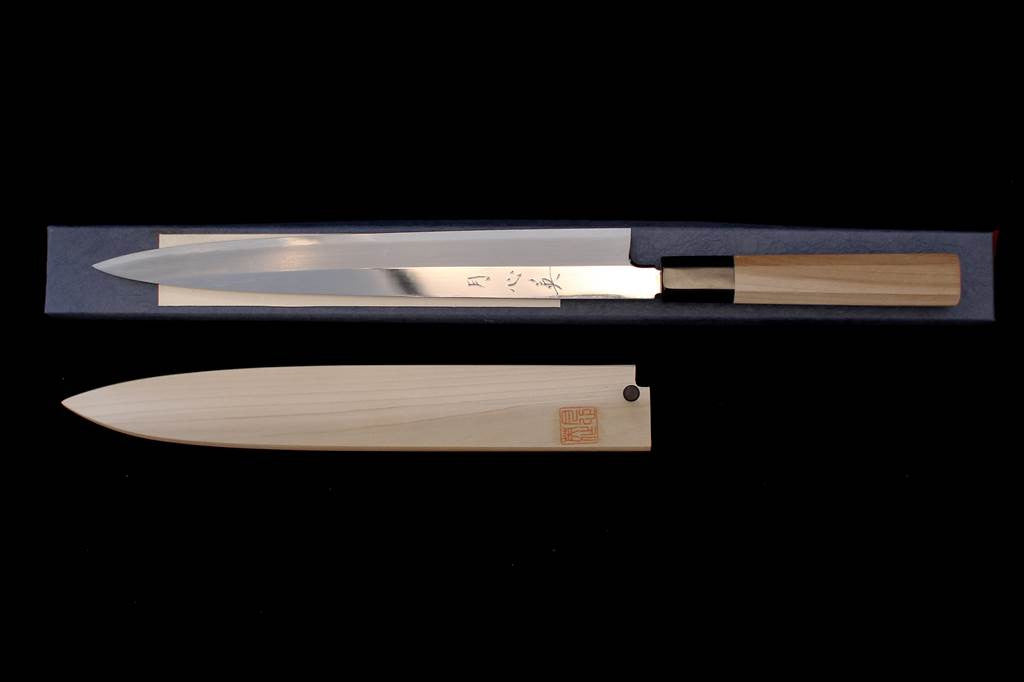 Gesshin Hide 270mm Ginsanko Hon-Kasumi Yanagiba