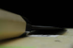 Gesshin Hide 180mm White #2 Hon-Kasumi Antique-Style Knife