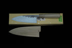 Gesshin Hide 150mm Blue #1 Hon-Kasumi Deba