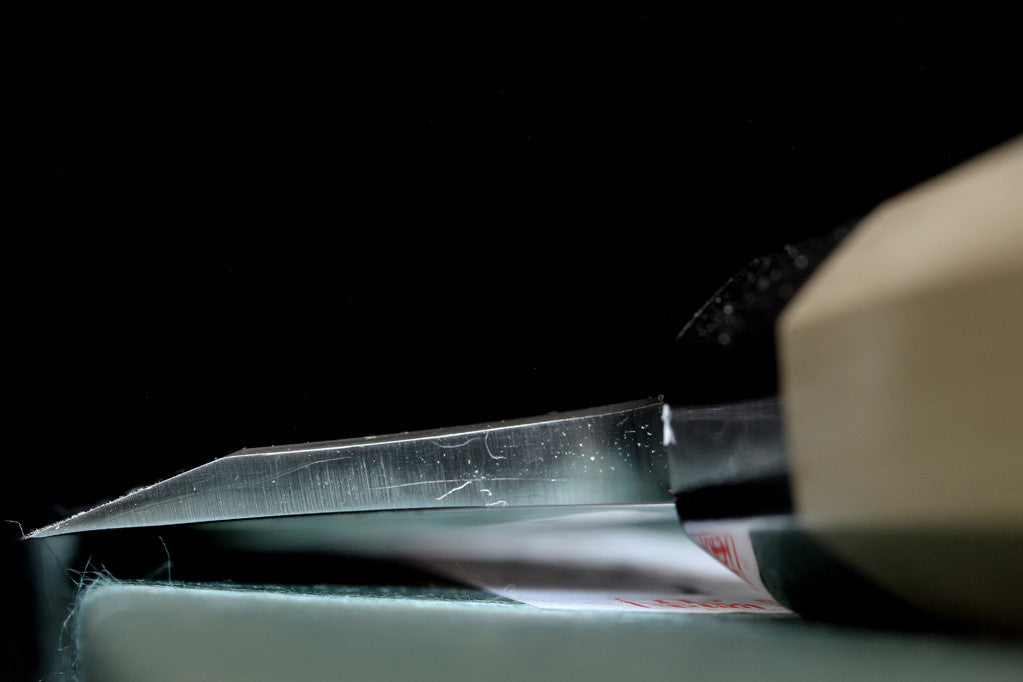 Gesshin Uraku 180mm White #2 Left-Handed Deba
