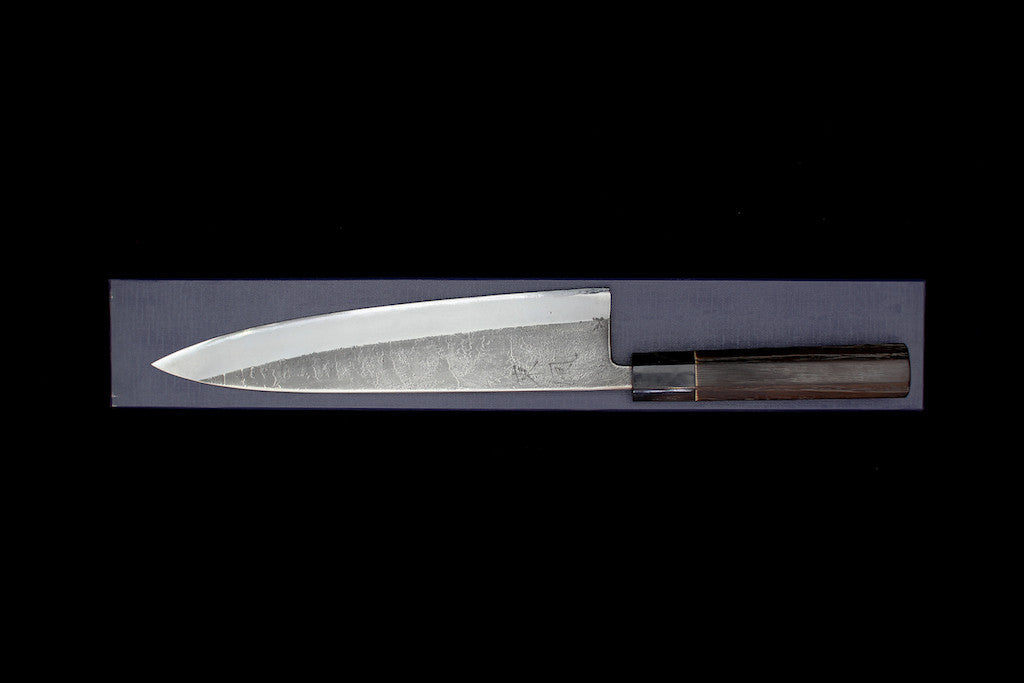 Kochi 240mm Kurouchi Stainless Clad Carbon Wa-Gyuto