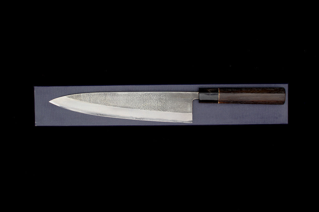 Kochi 240mm Kurouchi Stainless Clad Carbon Wa-Gyuto