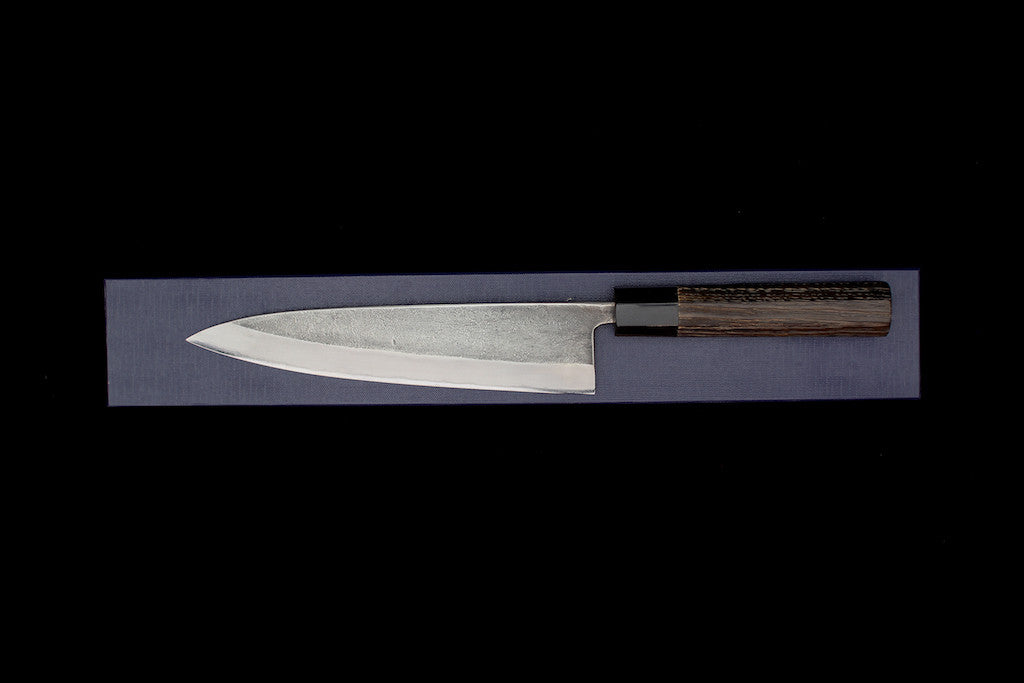 Kochi 210mm Kurouchi Stainless Clad Carbon Wa-Gyuto