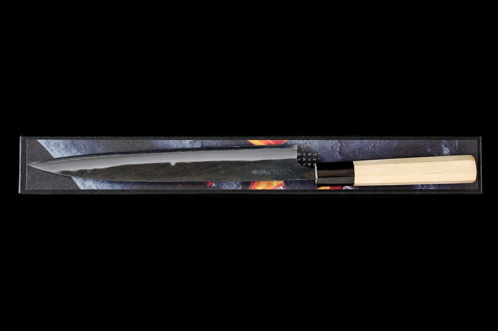 Zakuri 240mm Blue Super Kurouchi Wa-Sujihiki