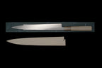 Gesshin Uraku 270mm White #2 Left-Handed Yanagiba