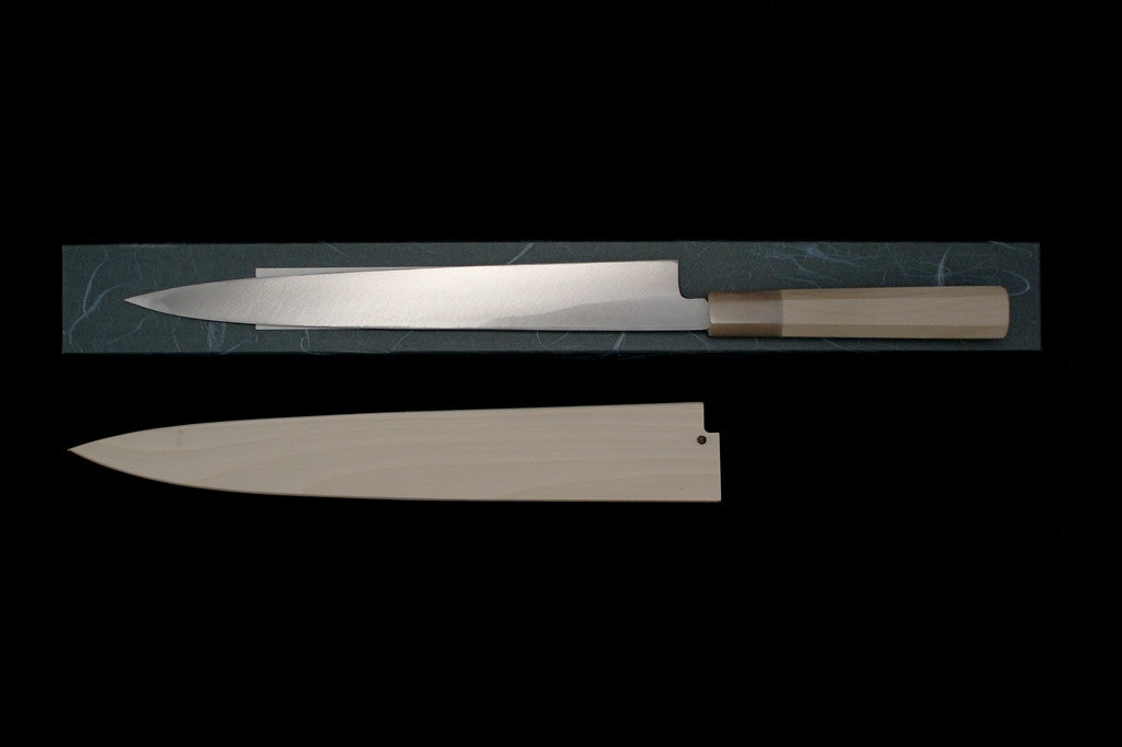 Gesshin Uraku 270mm White #2 Left-Handed Yanagiba