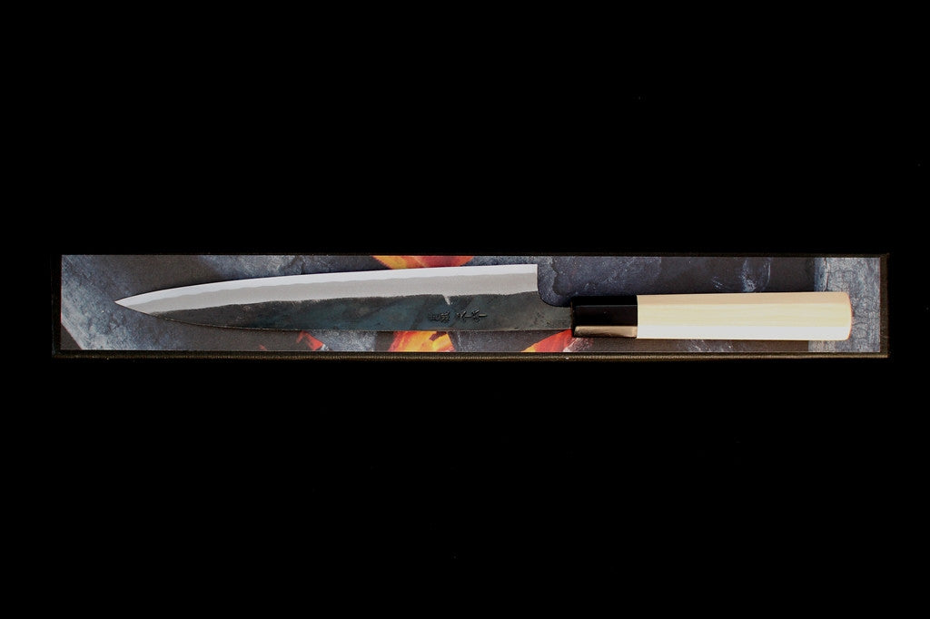 Zakuri 210mm Blue Super Kurouchi Wa-Sujihiki