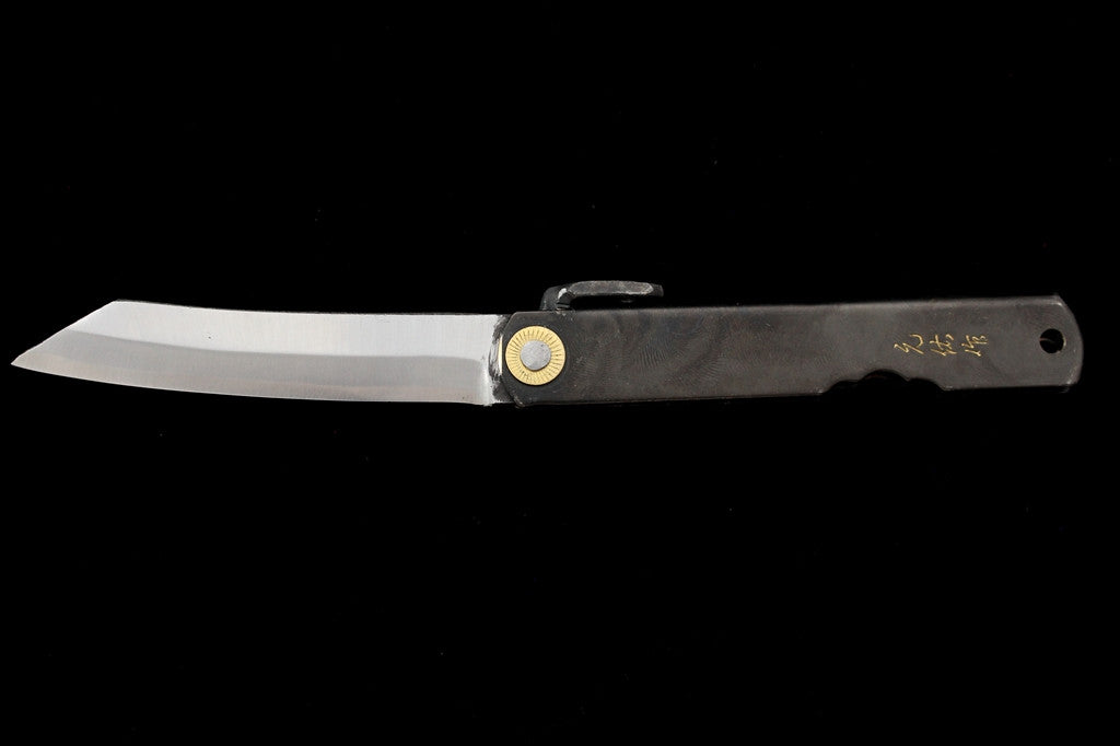 Special Forged Folding Knife - Black Handle