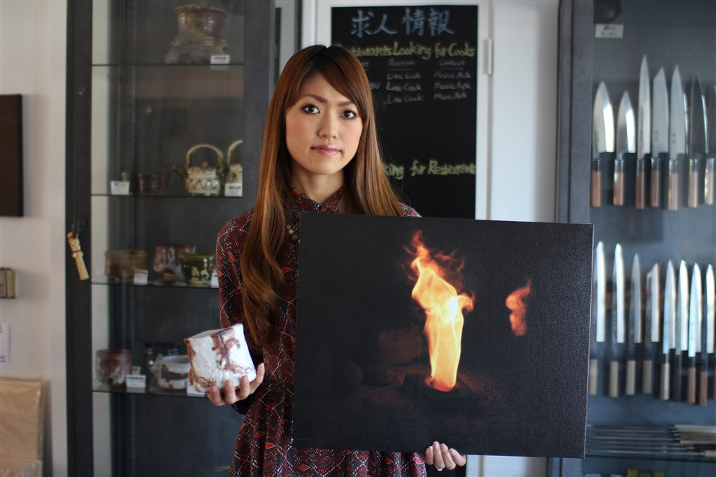 Canvas Print- Flames from the Kiln