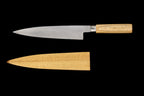 Jin 230mm High Speed Steel Mioroshi Deba with Saya MD-24