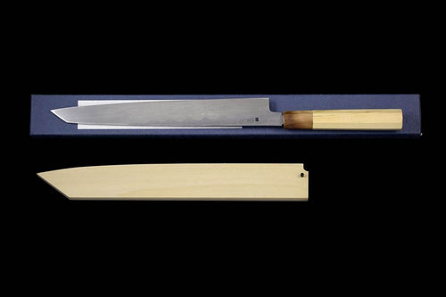 Gesshin Hide 270mm Blue #1 Left-Handed Hon-Kasumi Kensaki Yanagiba