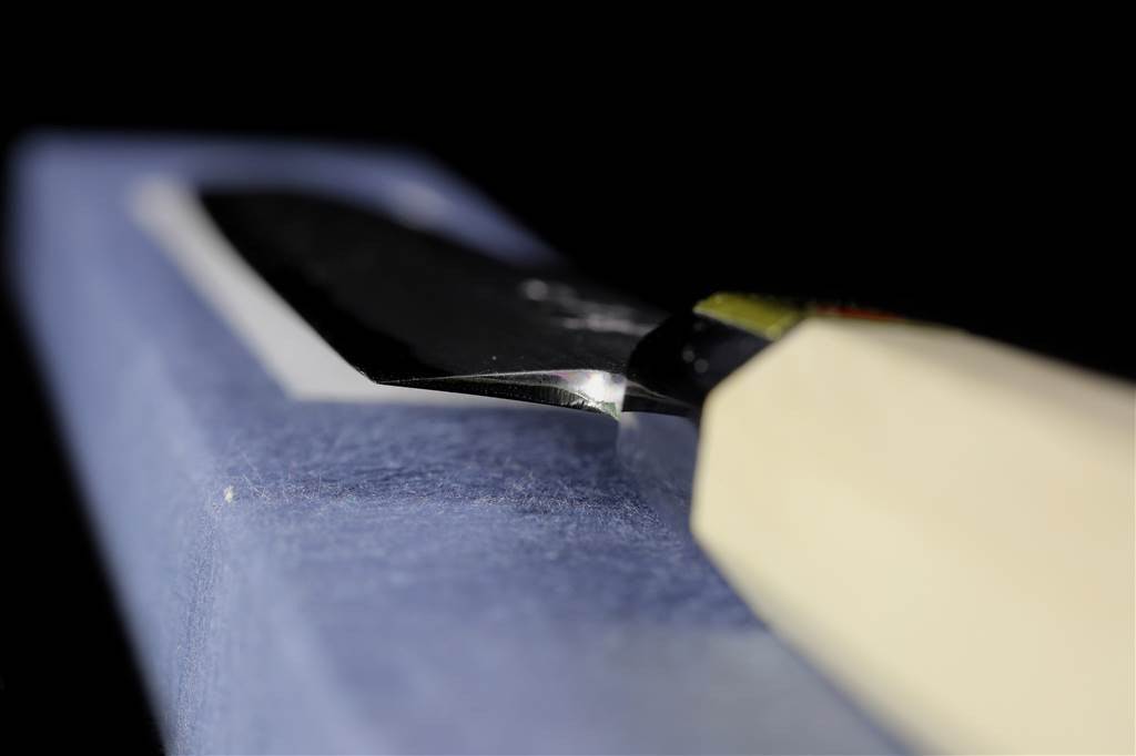 Gesshin Hide 300mm Blue #1 Left-Handed Hon-Kasumi Yanagiba