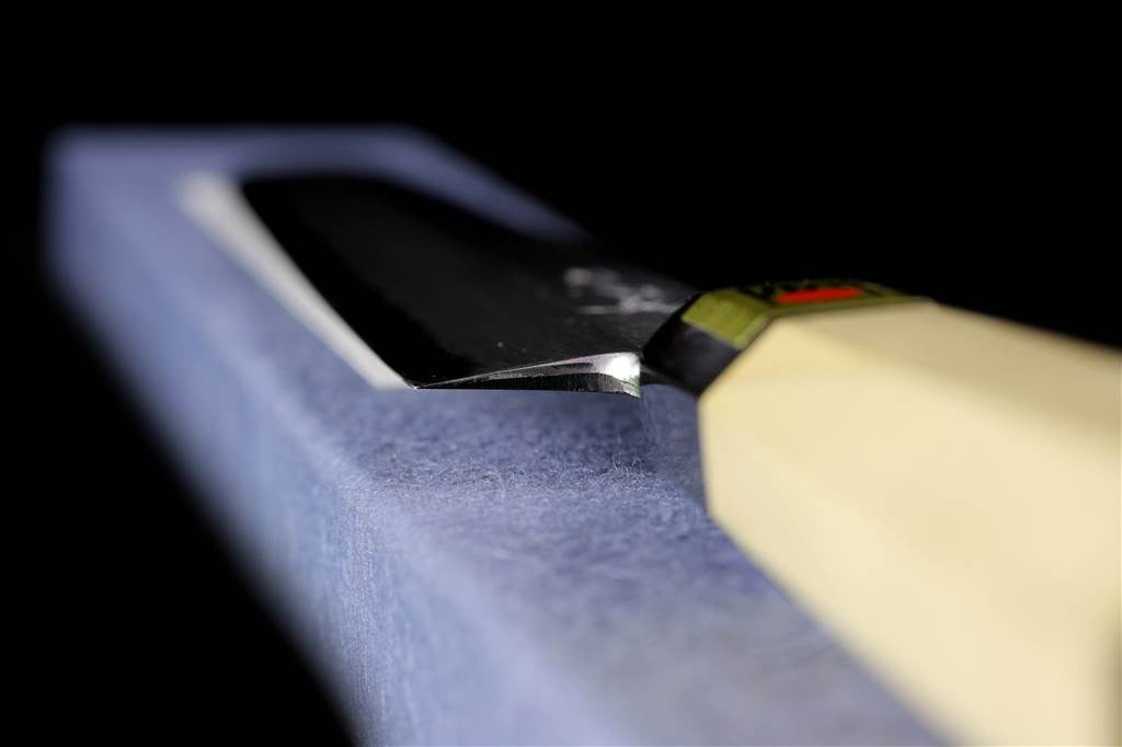 Gesshin Hide 300mm Blue #1 Left-Handed Hon-Kasumi Kensaki Yanagiba
