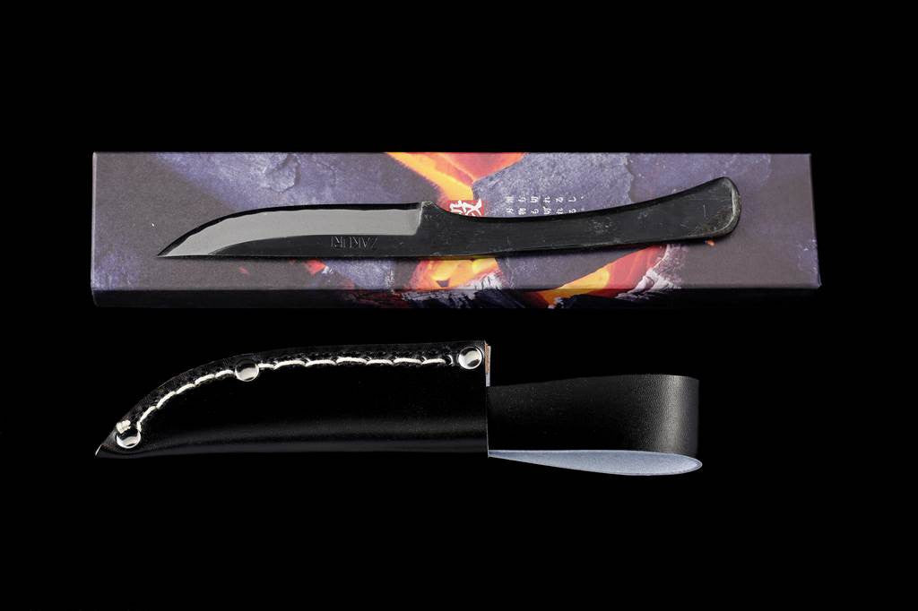 Zakuri 100mm Blue #2 Kurouchi Utility Knife