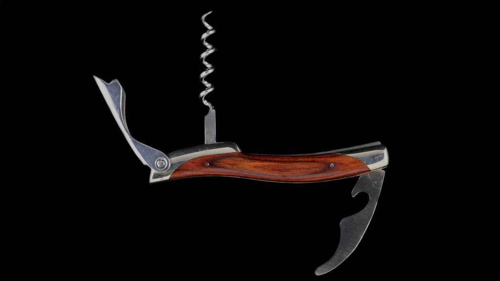 Diamond Wood Wine Key