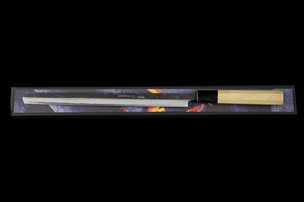 Zakuri 270mm Blue #1 Kurouchi Takobiki