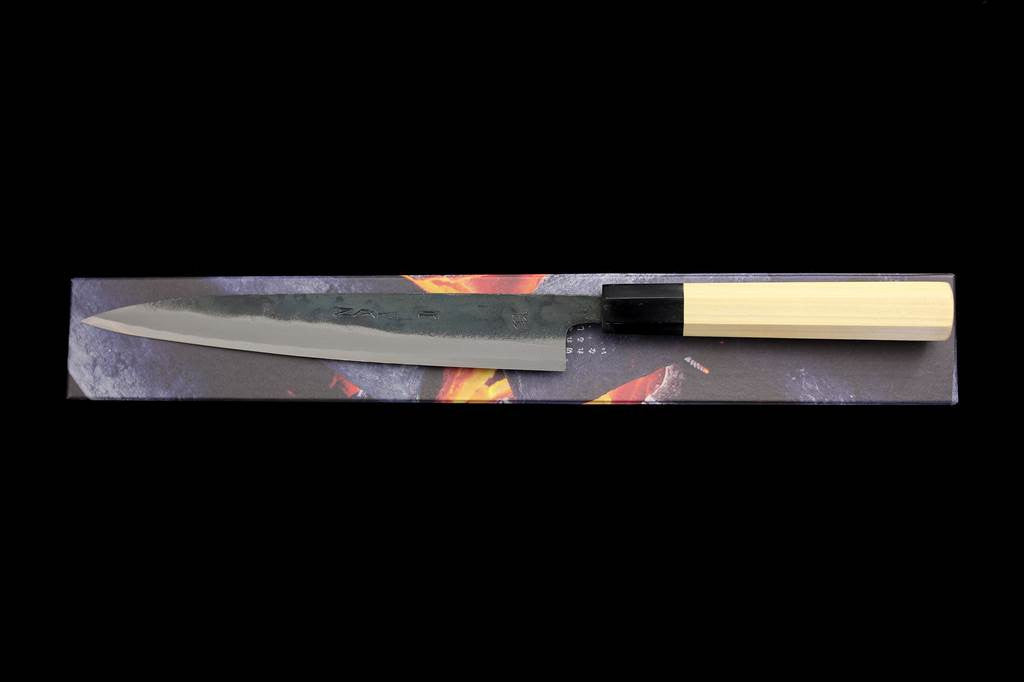 Zakuri 210mm Blue #1 Kurouchi Wa-Sujihiki