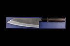 Kochi 180mm Kurouchi Stainless Clad Carbon Kiritsuke Wa-Santoku