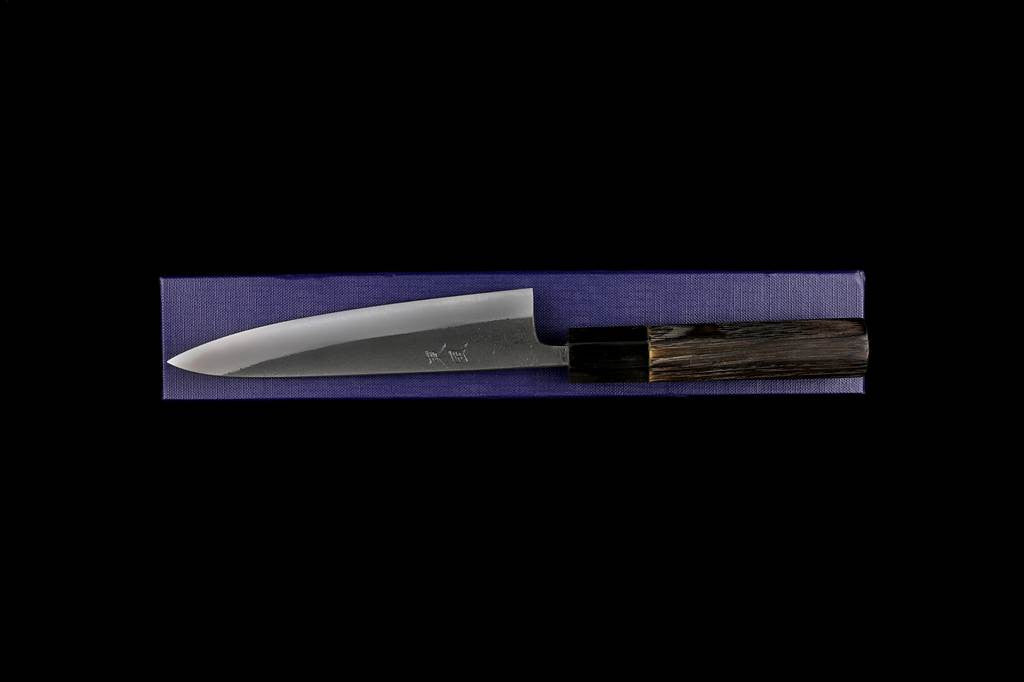 Kochi 150mm Kurouchi Stainless Clad Carbon Wa-Petty