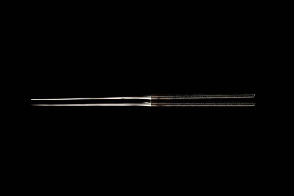 Moribashi - 165mm Stainless Steel Kuro Ishime Pattern
