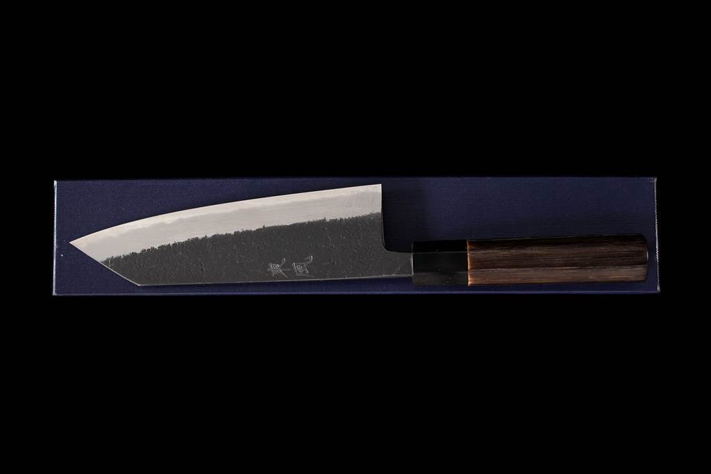 Kochi 180mm Kurouchi Kiritsuke-Shaped Santoku