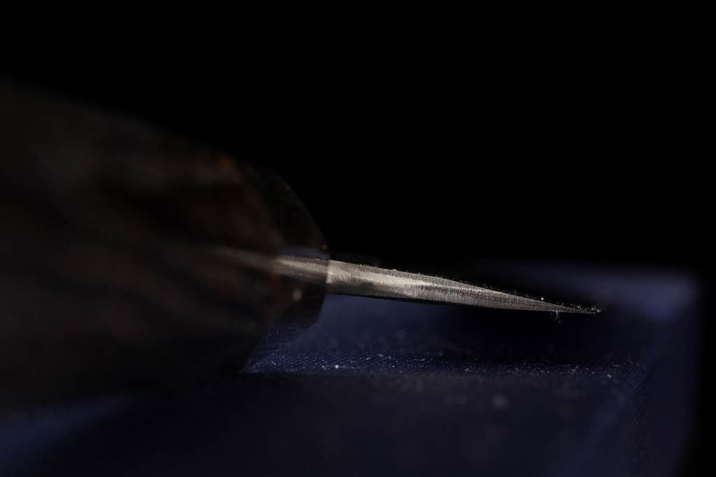 Kochi 240mm Kurouchi Stainless Clad Carbon Wa-Sujihiki