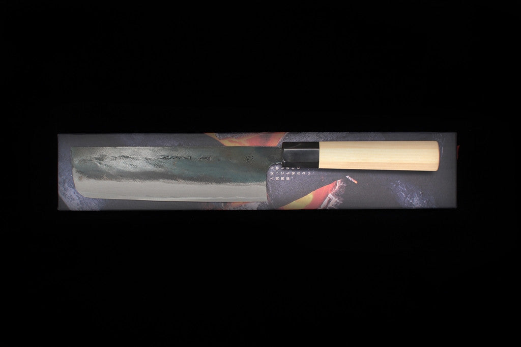 Zakuri 165mm Blue #1 Kurouchi Nakiri