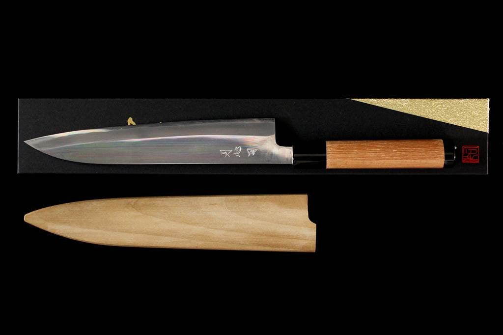 Tsukasa 240mm White Steel Migaki Wa-Gyuto